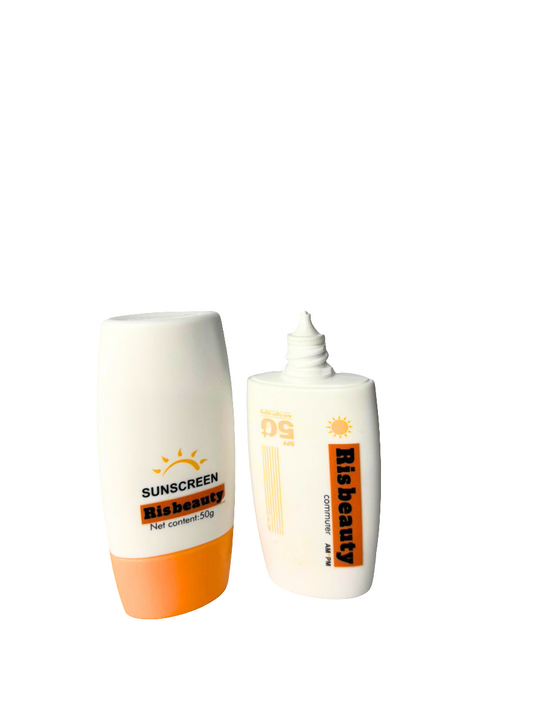 Crème solaire naturelle biologique contre les coups de soleil pour le visage Spf 50 Uva / Uvb Crème solaire Spf 50