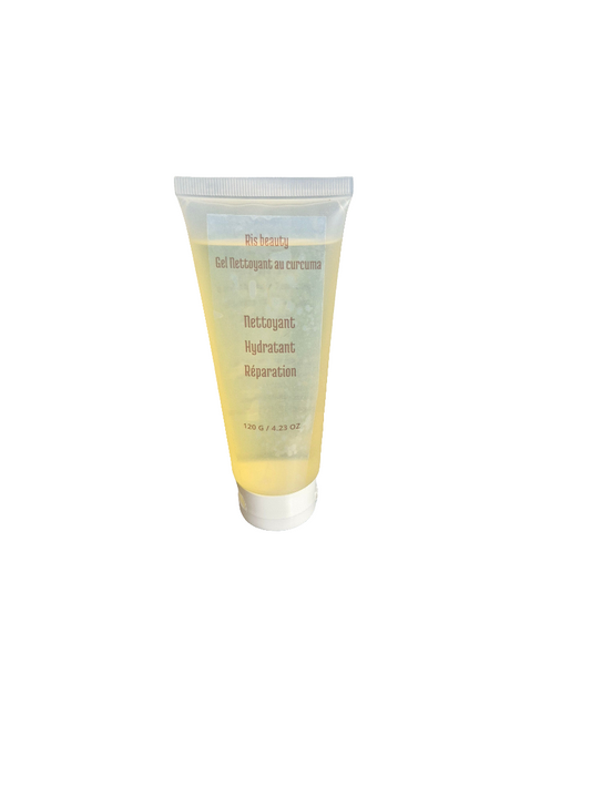 Gel nettoyant pour le visage au curcuma